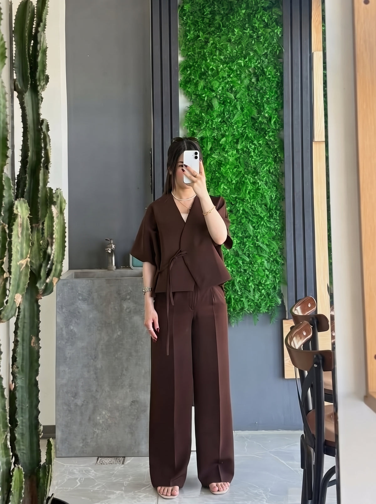 Ensemble Kimono Chocolat